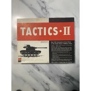 1961 TACTICS II AVALON HILL BOARD GAME VINTAGE 502 MILITARY STRATEGY Made In USA